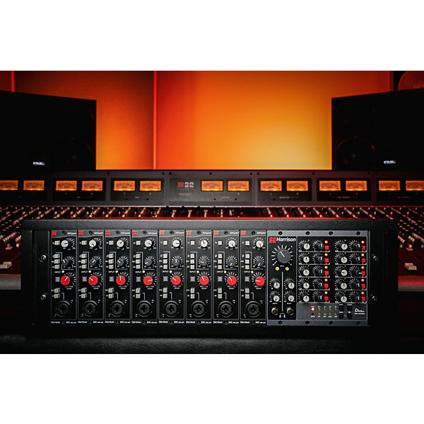 Harrison D510r 10-Slot 500 Series Rack System with Dante Interface Card & Analog Mixer Module