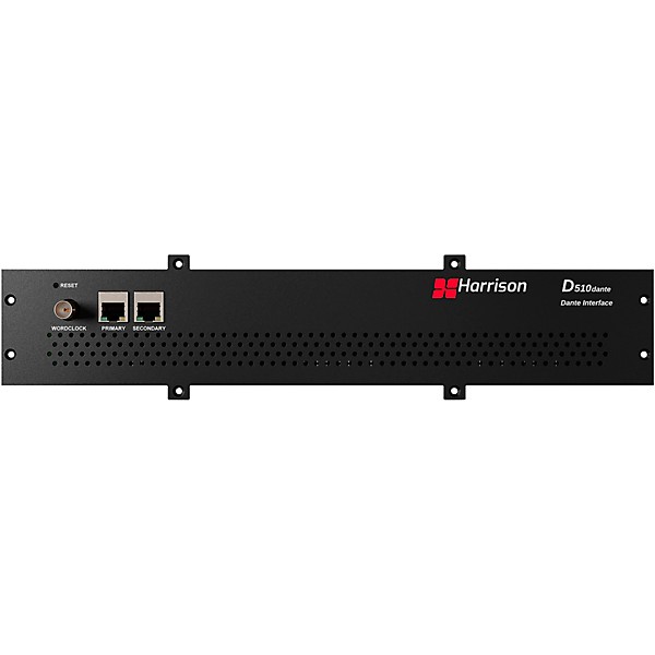 Harrison D510r 10-Slot 500 Series Rack System with Dante Interface Card