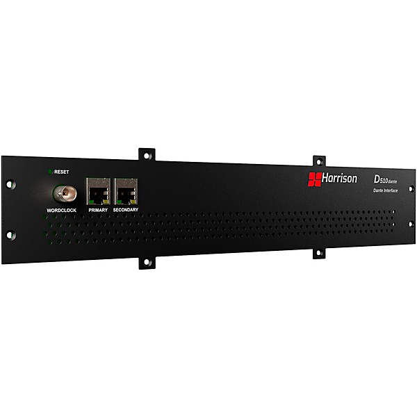 Harrison D510r 10-Slot 500 Series Rack System with Dante Interface Card