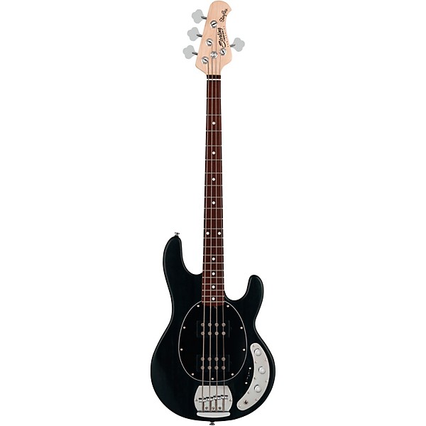 Open Box Sterling by Music Man SUB Series StingRay RAY4 HH Electric Bass Guitar - Level 2 Trans Black Satin 197881427313