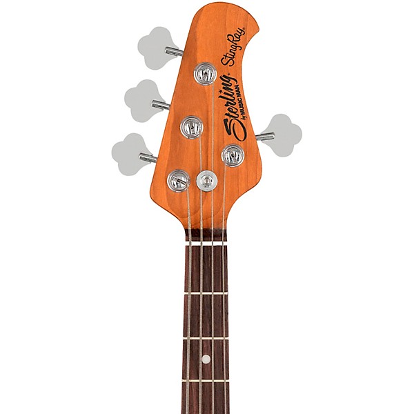 Open Box Sterling by Music Man StingRay Short Scale Electric Bass Guitar - Level 1 Blue Pearl