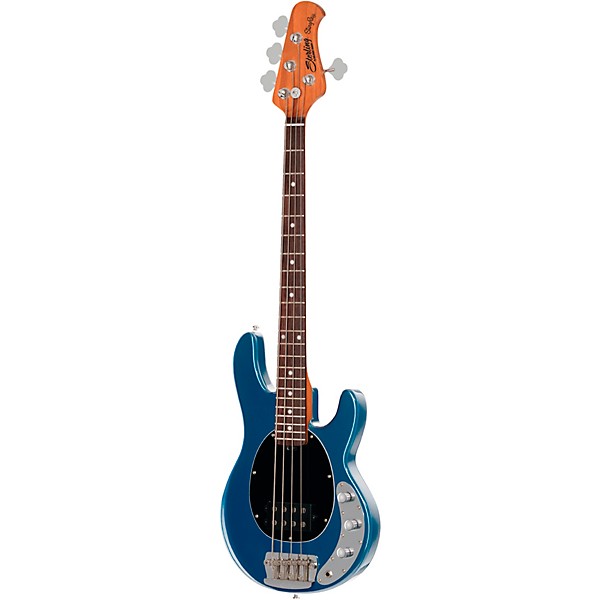 Open Box Sterling by Music Man StingRay Short Scale Electric Bass Guitar - Level 1 Blue Pearl