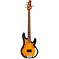 Sterling by Music Man StingRay RAY34 Maple Top Electric Bass Guitar - Natural Burst Satin