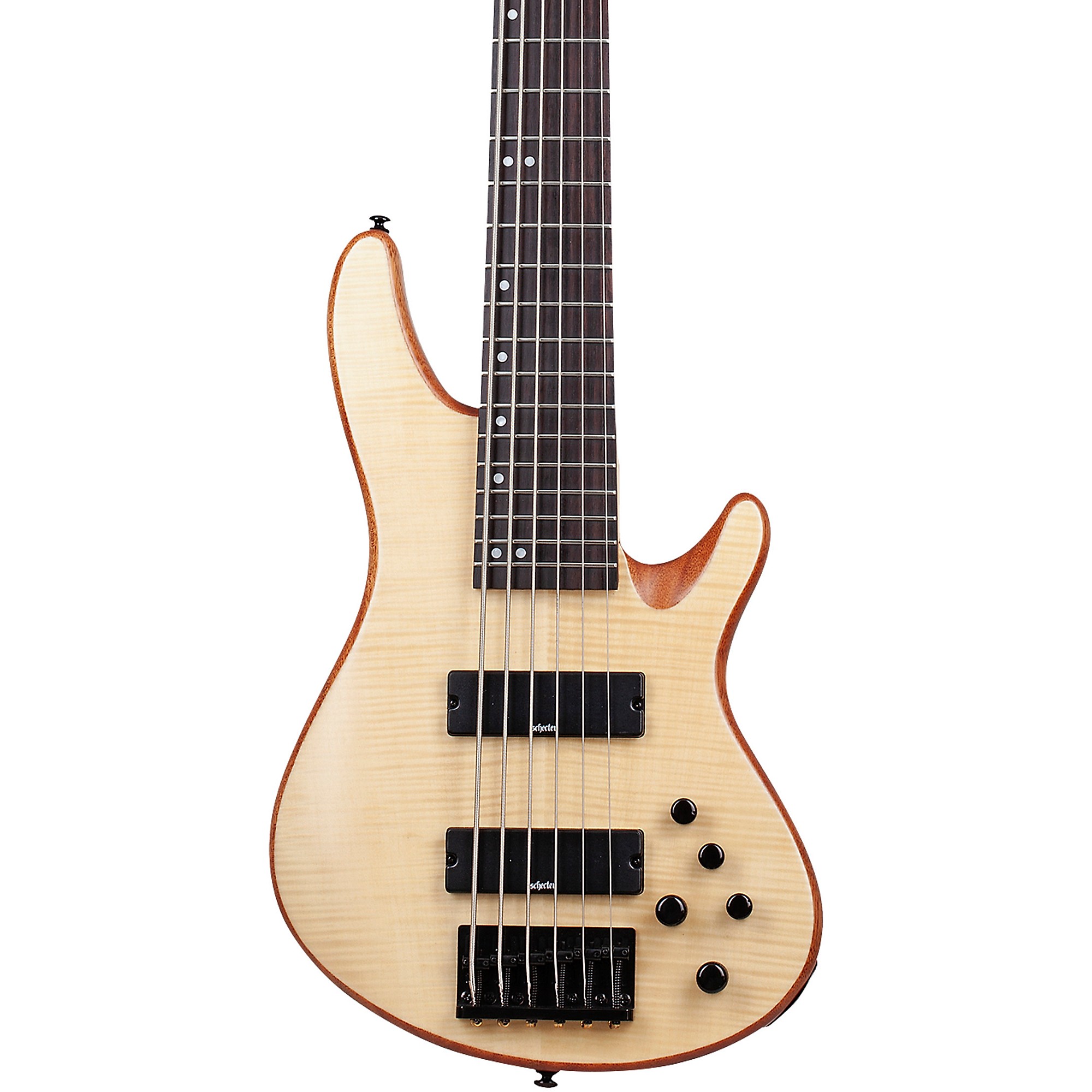 Schecter Guitar Research SC-6 6-String Bass Guitar - Natural Satin