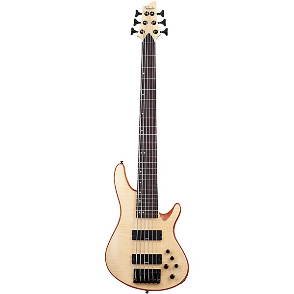 Schecter Guitar Research SC-6 6-String Bass Guitar Natural Satin