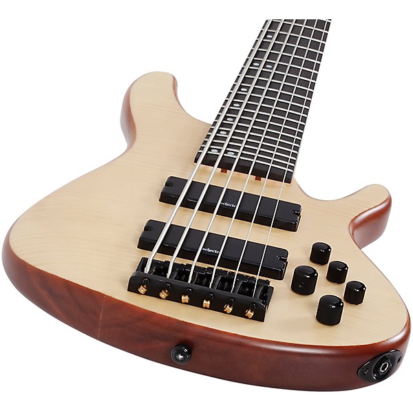 Schecter Guitar Research SC-6 6-String Bass Guitar Natural Satin