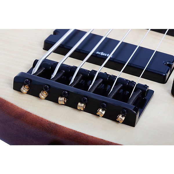 Schecter Guitar Research SC-6 6-String Bass Guitar Natural Satin
