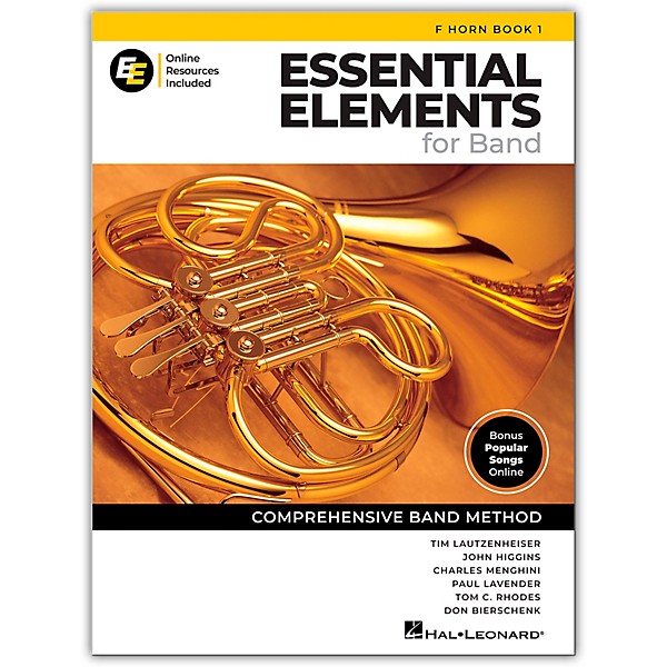 Hal Leonard Essential Elements for Band-F Horn Book 1 with EEi (revised)