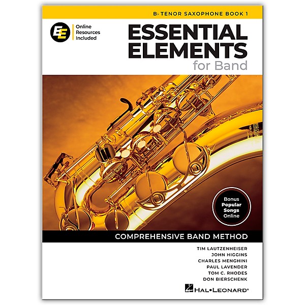 Hal Leonard Essential Elements for Band-Bb Tenor Saxophone Book 1 with EEi (revised)