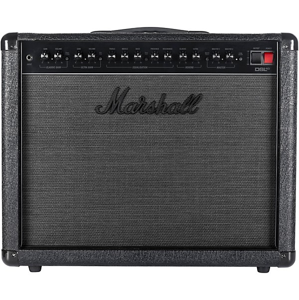 Open Box Marshall DSL40CR 40W 1x12 Limited-Edition Tube Guitar Combo Amp Level 2 Stealth Black 197881396190