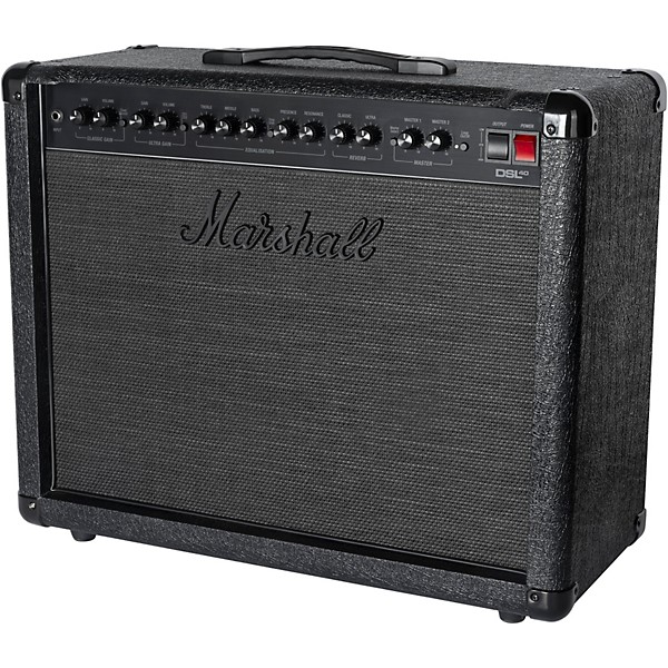 Open Box Marshall DSL40CR 40W 1x12 Limited-Edition Tube Guitar Combo Amp Level 2 Stealth Black 197881396190
