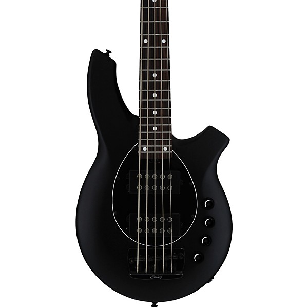 ベース Musicman Bongo 5 SH Stealth Black Sterling by Music Man Bongo 5 5-String Bass Stealth Black