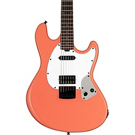 Sterling by Music Man Ryan "Fluff" Bruce Artist Series StingRay Electric Guitar Rula Thumb Red