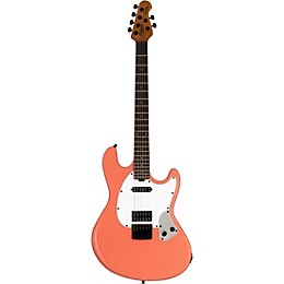 Sterling by Music Man Ryan "Fluff" Bruce Artist Series StingRay Electric Guitar Rula Thumb Red