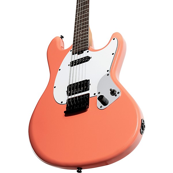 Sterling by Music Man Ryan "Fluff" Bruce Artist Series StingRay Electric Guitar Rula Thumb Red