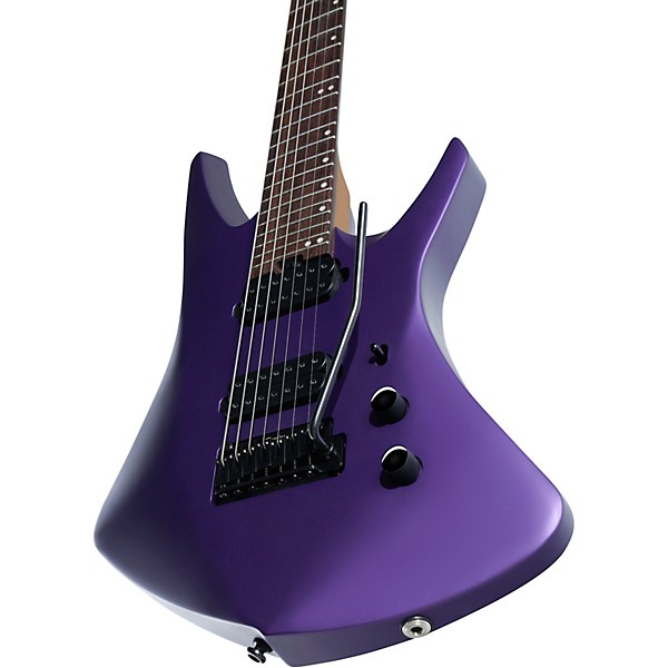 Sterling by Music Man Kaizen 7-String Electric Guitar Firemist Purple Satin
