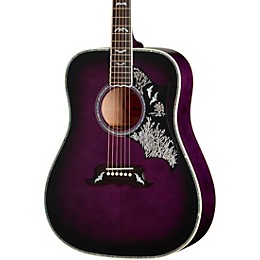Gibson Bats in Flight Acoustic Guitar - Purple Burst