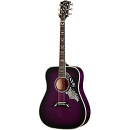 Gibson Bats in Flight Acoustic Guitar - Purple Burst
