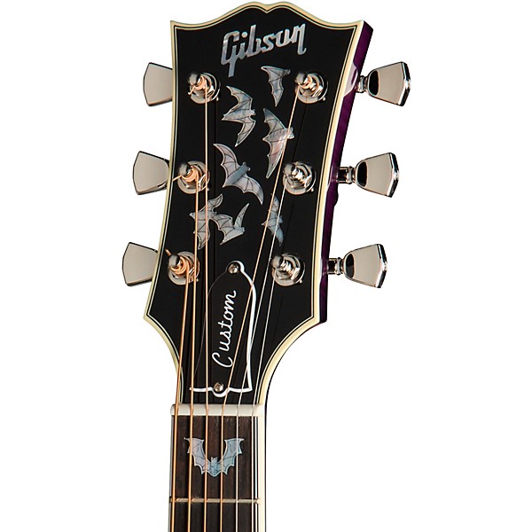 Gibson Bats in Flight Acoustic Guitar - Purple Burst