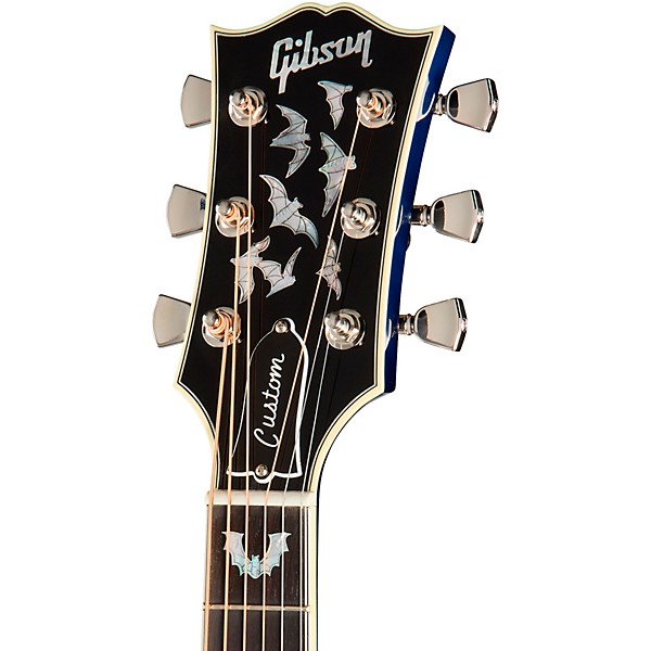 Gibson Bats in Flight Acoustic Guitar - Midnight Edge Burst
