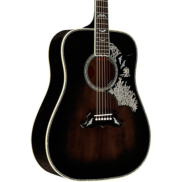 Gibson Bats in Flight Acoustic Guitar - Transparent Ebony