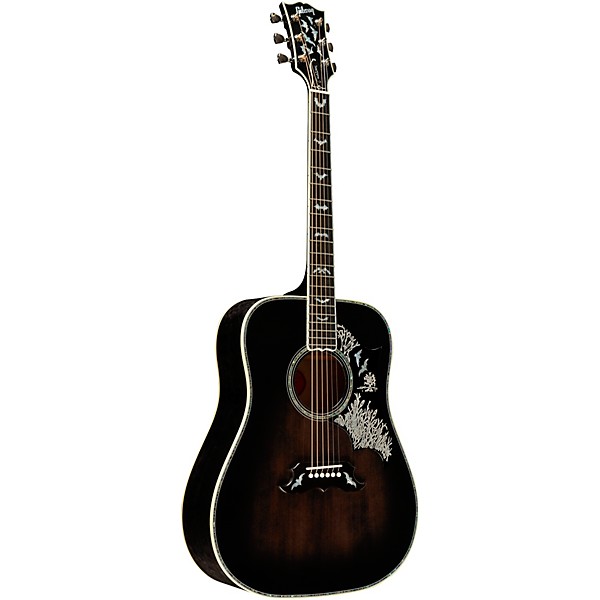 Gibson Bats in Flight Acoustic Guitar - Transparent Ebony