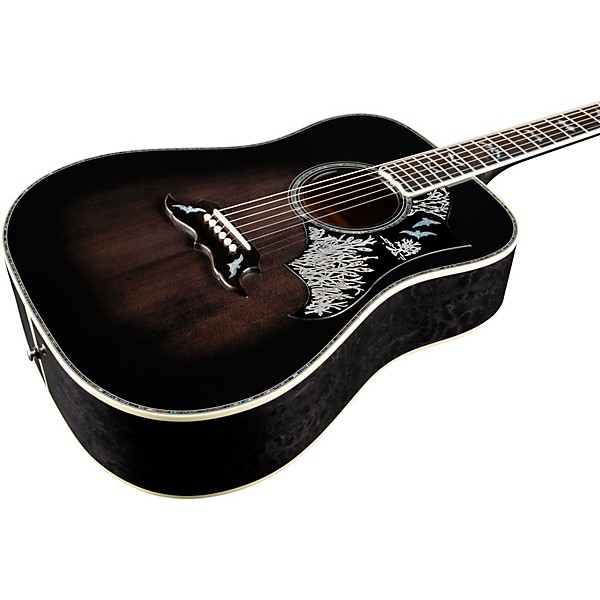 Gibson Bats in Flight Acoustic Guitar - Transparent Ebony