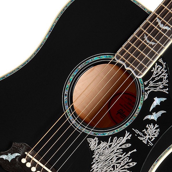 Gibson Bats in Flight Acoustic Guitar - Ebony