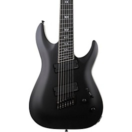 Schecter Guitar Research C-7 Multiscale SLS Elite Evil Twin 7-String Electric Guitar Satin Black