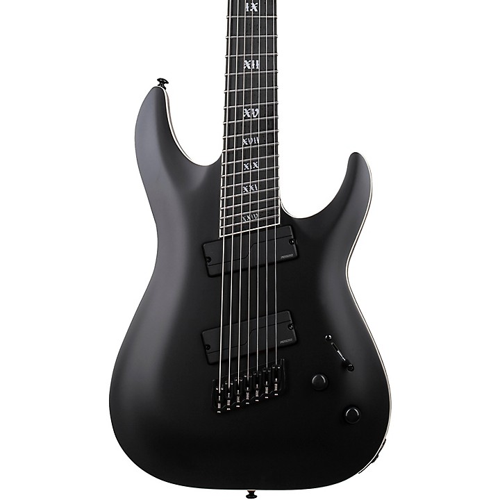 Schecter Guitar Research C-7 Multiscale SLS Elite Evil Twin 7