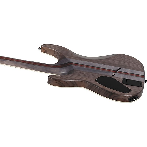 Schecter Guitar Research C-7 Multiscale SLS Elite Evil Twin 7-String Electric Guitar Satin Black