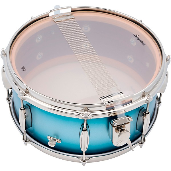 Slingerland Radio King Artist Snare Drum 14 x 6.5 in. Blue & Silver Lacquer
