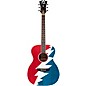 D'Angelico Premier Grateful Dead Tammany Limited-Edition Acoustic-Electric Guitar Red, White, and Blue Lightning Bolt