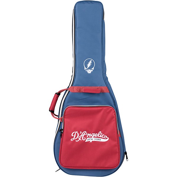 D'Angelico Premier Grateful Dead Tammany Limited-Edition Acoustic-Electric Guitar Red, White, and Blue Lightning Bolt