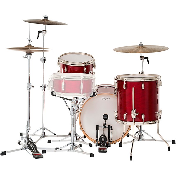 Slingerland Studio King 3-Piece Shell Pack with 18" Bass Drum Royal Crimson Lacquer