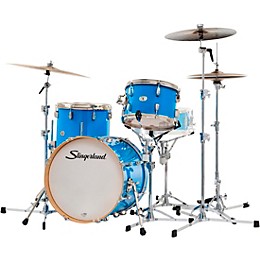 Slingerland Studio King 3-Piece Shell Pack with 18" Bass Drum Lunar Blue Lacquer