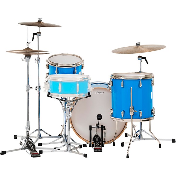 Slingerland Studio King 3-Piece Shell Pack with 20" Bass Drum Lunar Blue Lacquer