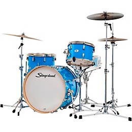 Slingerland Studio King 3-Piece Shell Pack with 20" Bass Drum Lunar Blue Lacquer