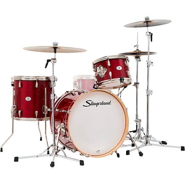 Slingerland Studio King 3-Piece Shell Pack with 20" Bass Drum Royal Crimson Lacquer