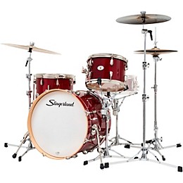 Slingerland Studio King 3-Piece Shell Pack with 20" Bass Drum Royal Crimson Lacquer