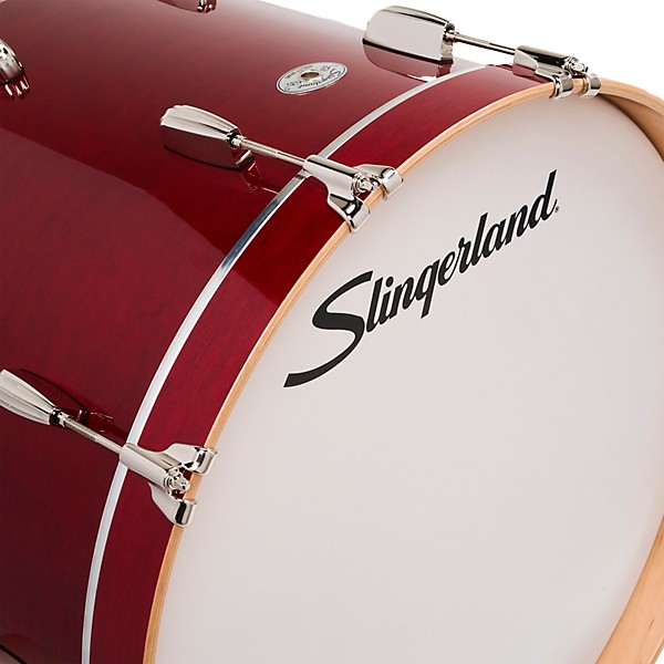 Slingerland Studio King 3-Piece Shell Pack with 20" Bass Drum Royal Crimson Lacquer