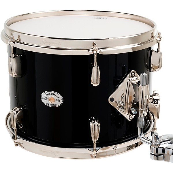 Slingerland Studio King 4-Piece Shell Pack with 20" Bass Drum Del Norte Black Lacquer