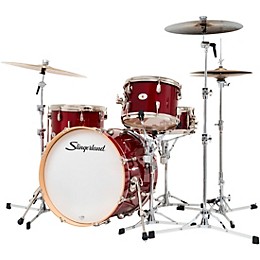 Slingerland Studio King 4-Piece Shell Pack with 20" Bass Drum Royal Crimson Lacquer