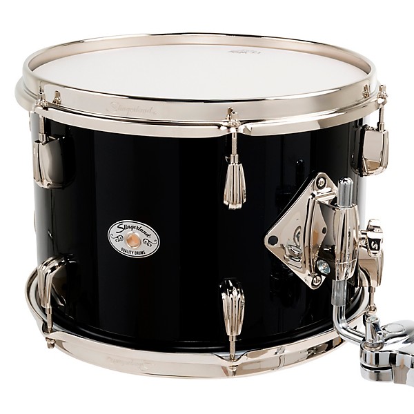 Slingerland Studio King 4-Piece Shell Pack with 22" Bass Drum and Snare Drum Del Norte Black Lacquer