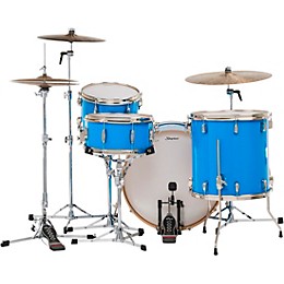 Slingerland Studio King 4-Piece Shell Pack with 22" Bass Drum and Snare Drum Lunar Blue Lacquer