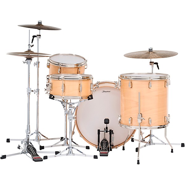 Slingerland Studio King 4-Piece Shell Pack with 22" Bass Drum and Snare Drum Ventura Sand Lacquer