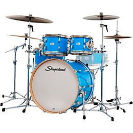 Slingerland Studio King 4-Piece Shell Pack with 22" Bass Drum Lunar Blue Lacquer