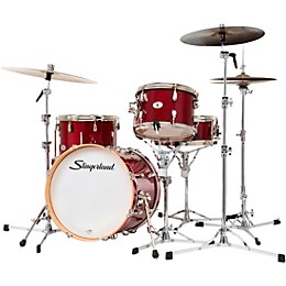 Slingerland Studio King 4-Piece Shell Pack With 18" Bass Drum Royal Crimson Lacquer