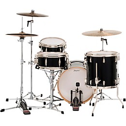 Slingerland Studio King 4-Piece Shell Pack With 18" Bass Drum Del Norte Black Lacquer
