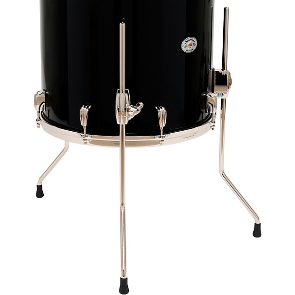 Slingerland Studio King 3-Piece Shell Pack with 22" Bass Drum Del Norte Black Lacquer